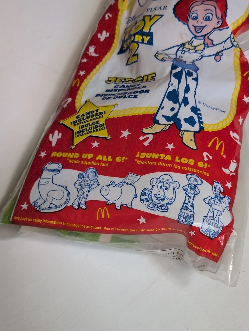 Vintage 1999 Toy Story 2 McDonald's Woodie and Jessie Candy Dispensers
